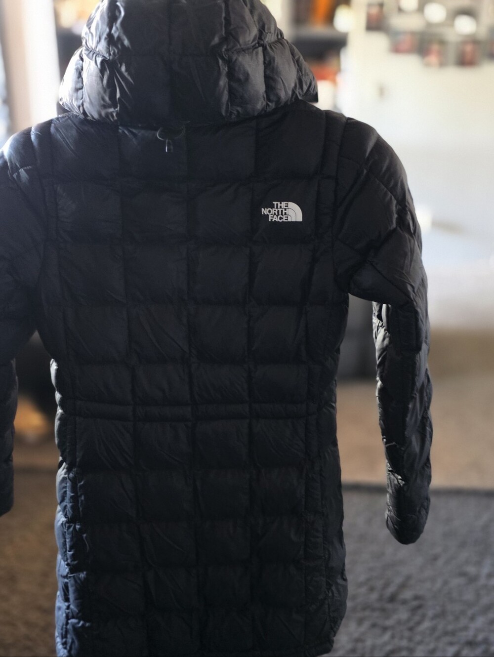 The North Face XS Black Down Parka Jacket